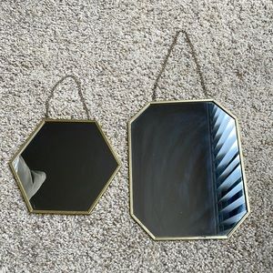 Set of 2 Vintage Mirrors